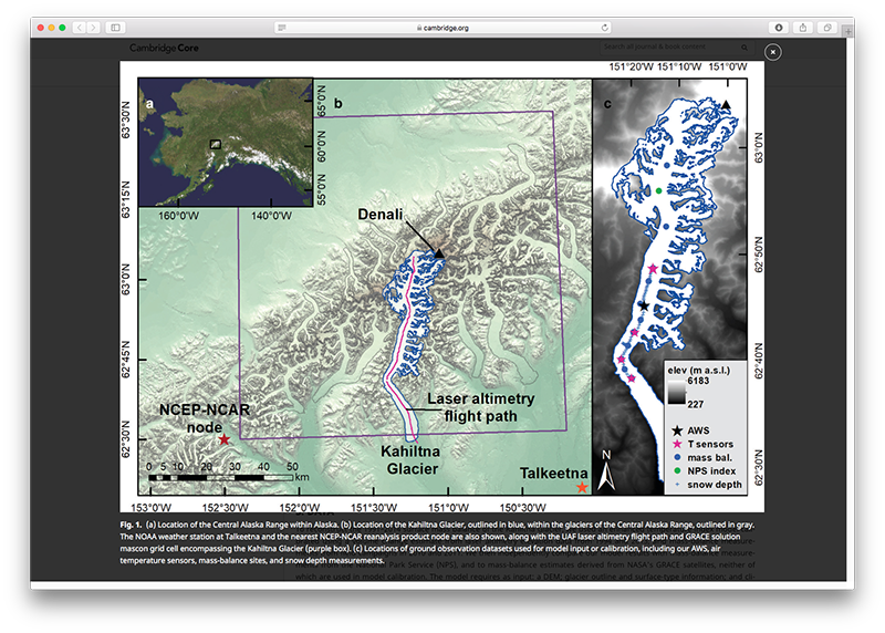 An example of clicking on the thumbnail image from the article in the previous image. The image now takes up most of the browser window.