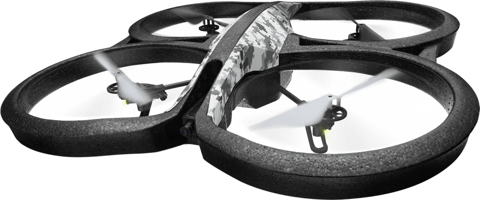 the Parrot AR Drone 2.0 (Elite Edition) Quadricopter
