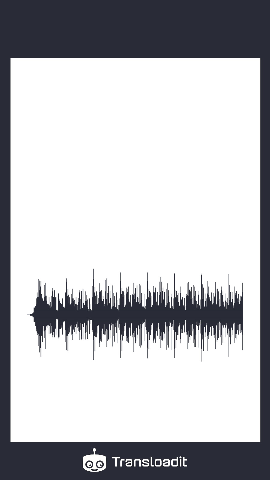 Card with a waveform