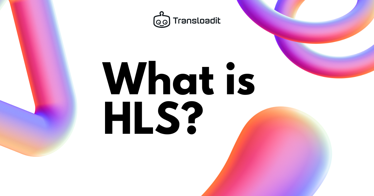 3D holographic shapes around the text 'What is HLS'