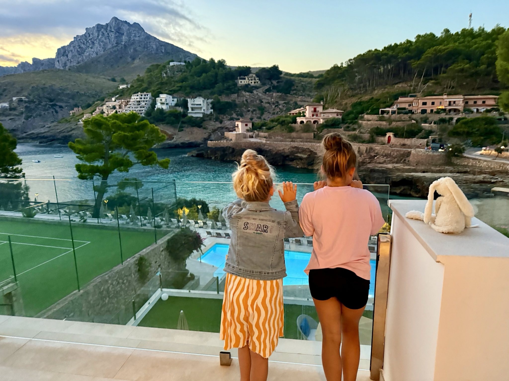 Looking out over the bay one final time before departure