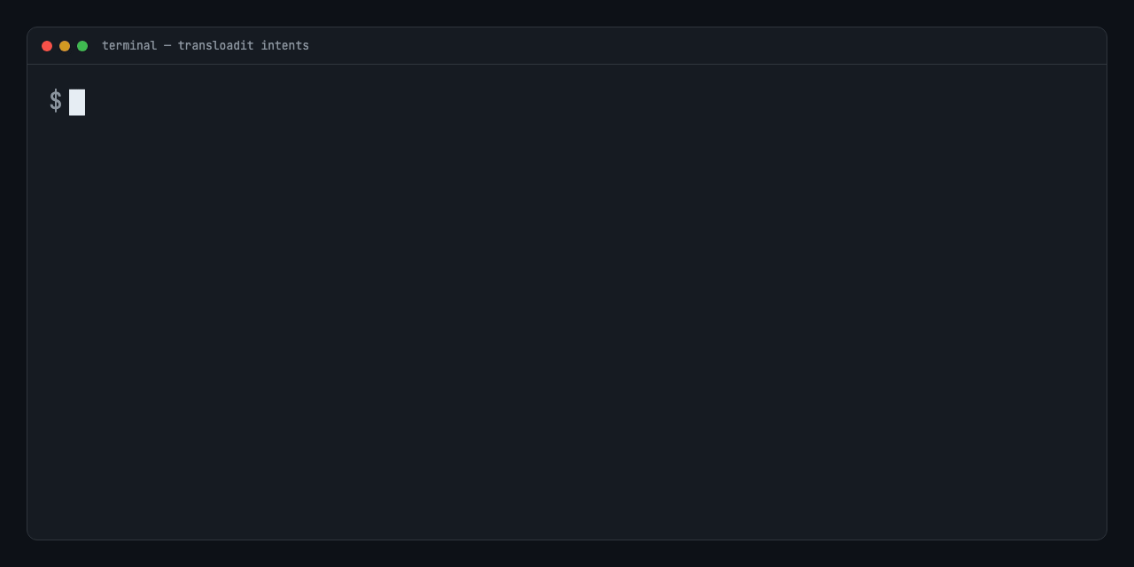 Demo: converting a Markdown file to PDF from the command line through a Node SDK Intent.