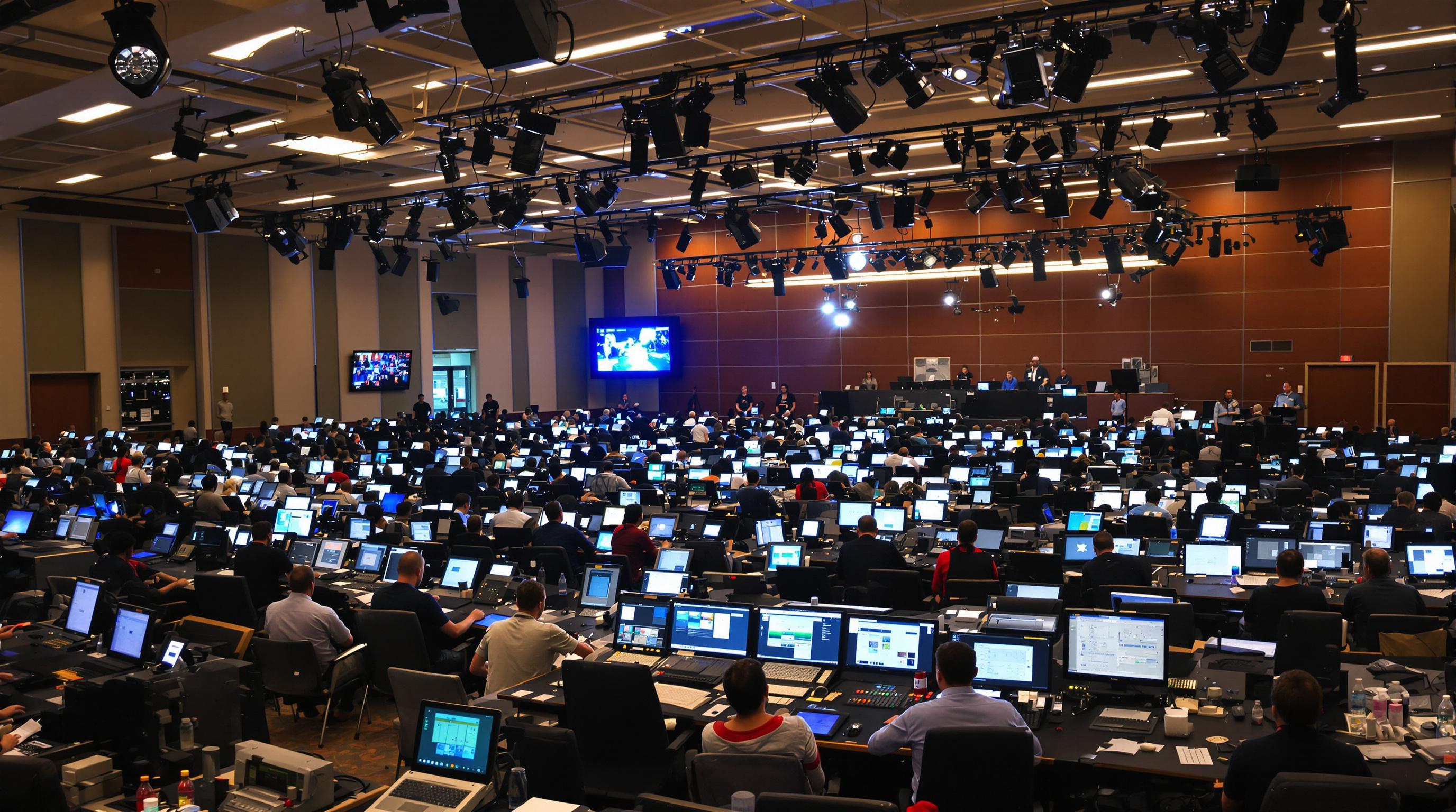 Event management & live streaming background