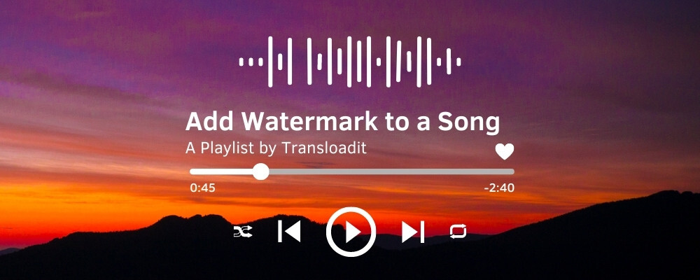 Learn how to implement audio watermarking with Transloadit and Uppy