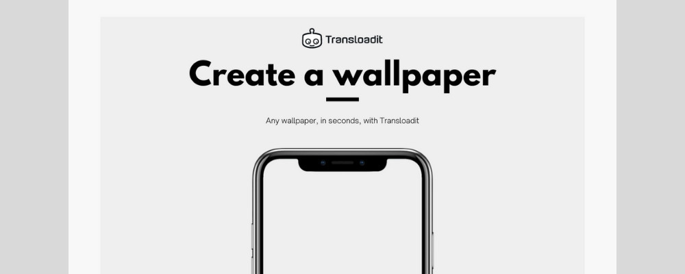 Easily create wallpapers for any device with Transloadit