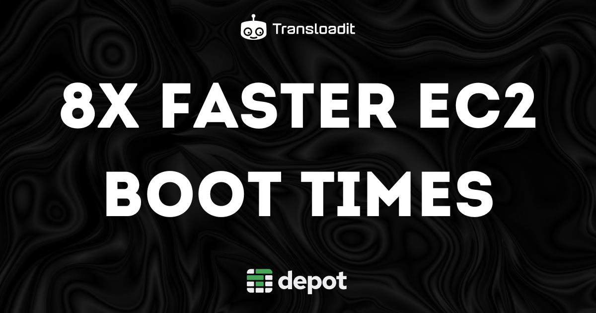 Accelerating EC2 boot times