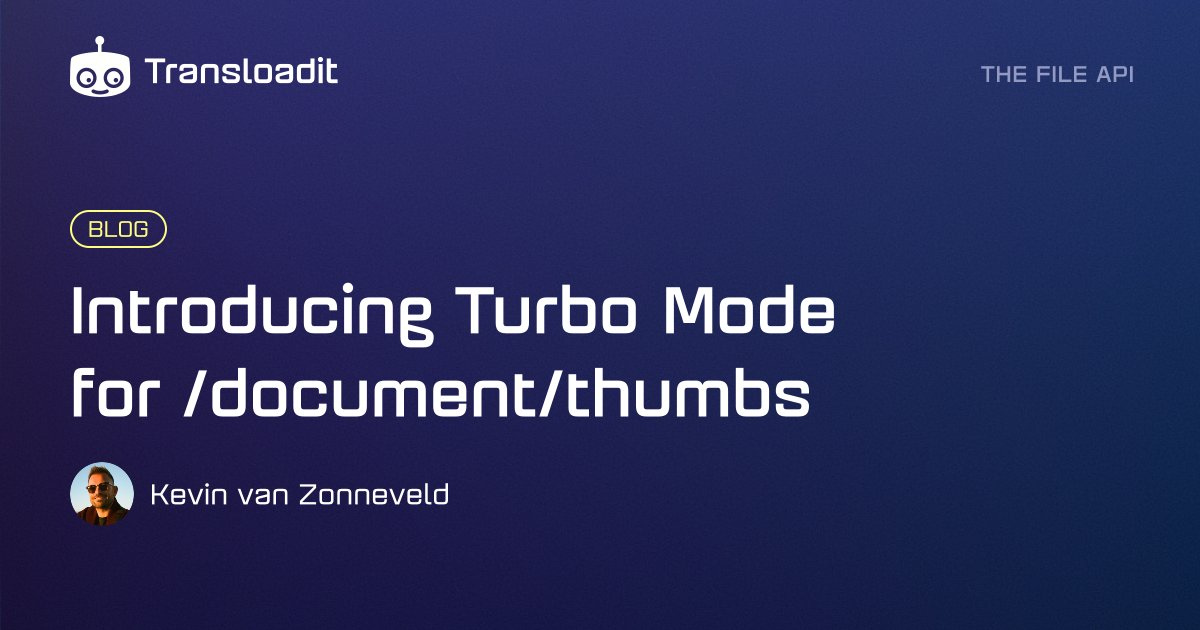 Introducing Turbo Mode for /document/thumbs