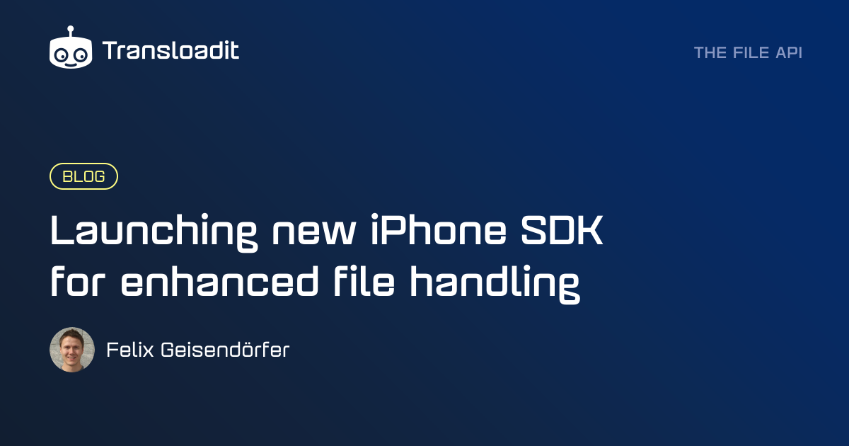 Launching new iPhone SDK for enhanced file handling