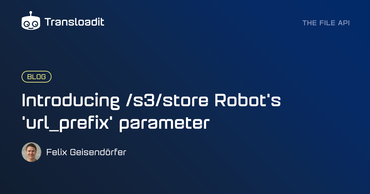Introducing /s3/store Robot's 'url_prefix' parameter