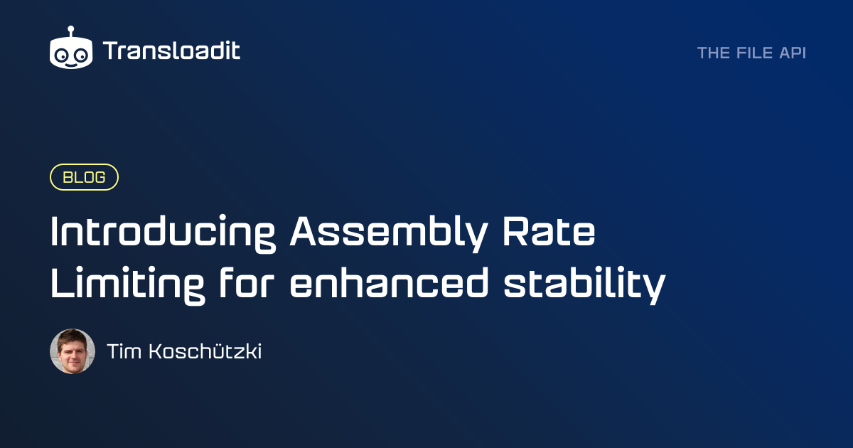 Introducing Assembly Rate Limiting for enhanced stability