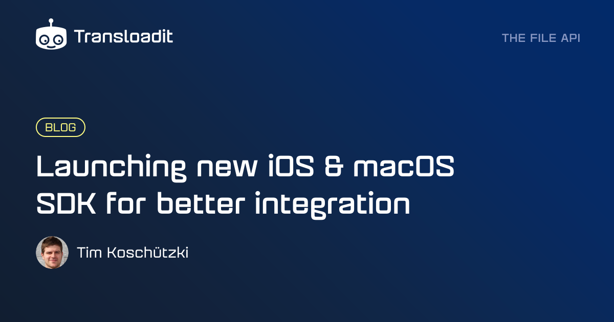 Launching new iOS & macOS SDK for better integration