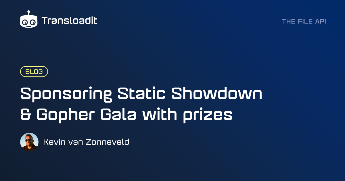 Sponsoring Static Showdown & Gopher Gala with prizes