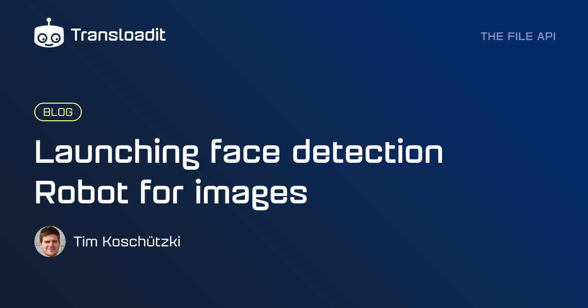Launching face detection Robot for images