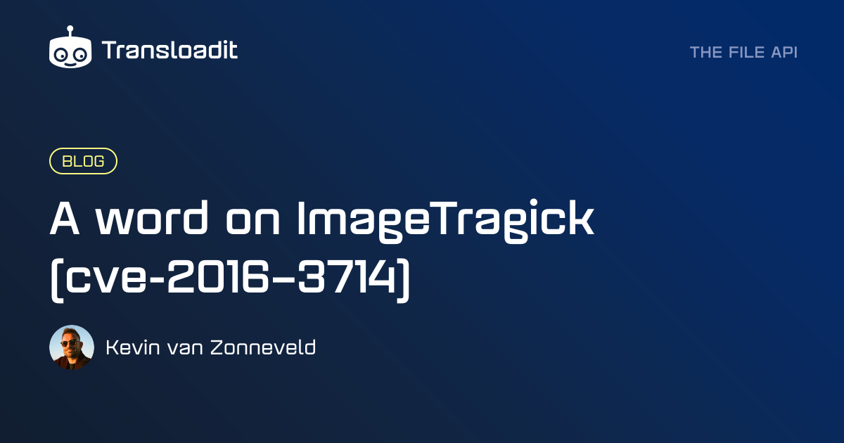 A word on ImageTragick (cve-2016–3714)