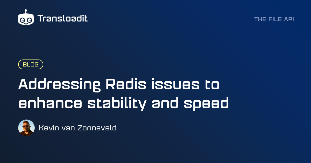 Addressing Redis issues to enhance stability and speed