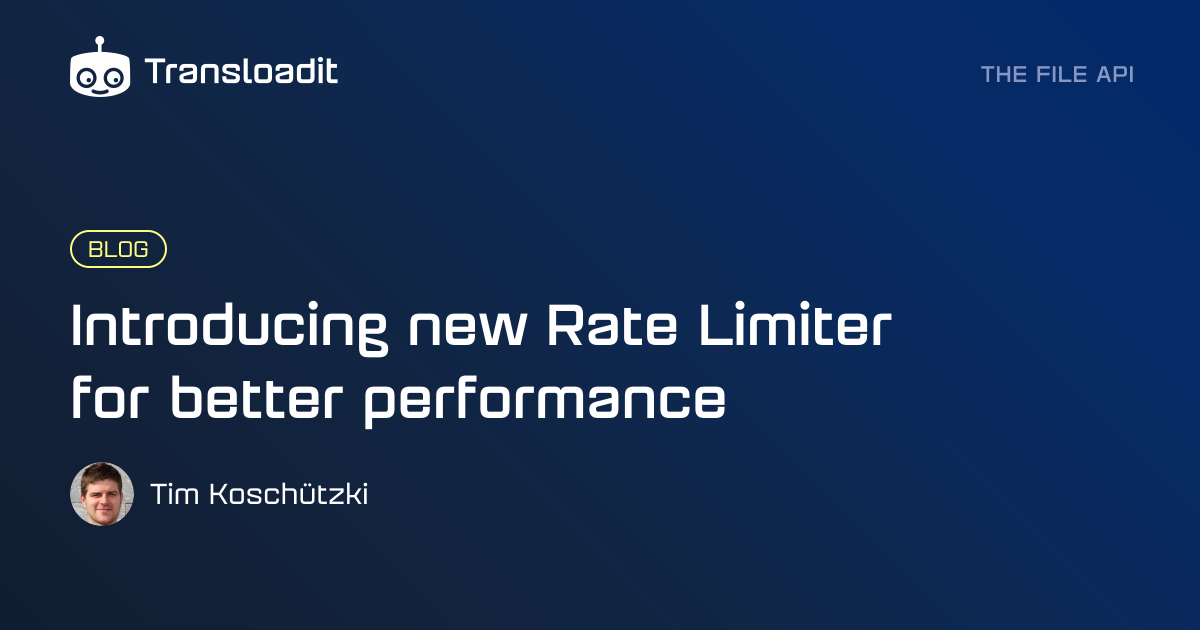 Introducing new Rate Limiter for better performance
