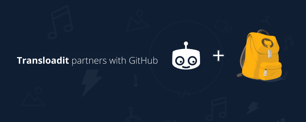 Free Transloadit Startup Plan for GitHub students