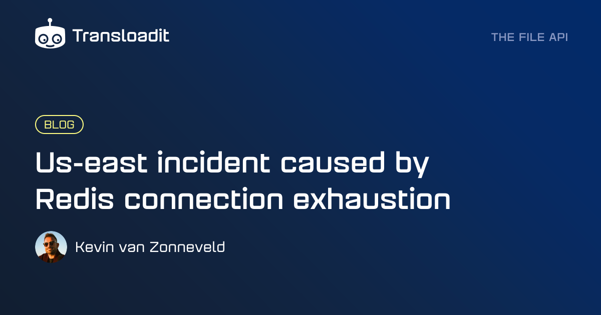 Us‑east incident caused by Redis connection exhaustion